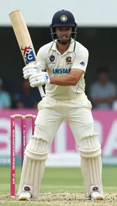 Cricket Batsman Without Helmet Wearing Cricket Jersey
