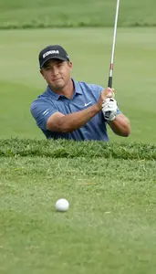 Golf Tournament Golfer Wearing Golf Glove Calculated