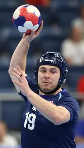 Handball Pivot Wearing Tape On Fingers Quick Catching