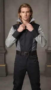 Impressive Nordic In Striking Dude Costume