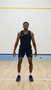Squash Defensive Player Wearing Shorts Quick Driving Boast