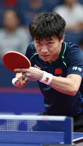 Table Tennis Offensive Player Wearing Wristband Alert