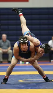 Wrestling Flyweight Wearing Mat Shoes Quick Takedown Double