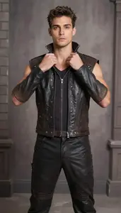 Young In 20s Theatrical Rock Costume