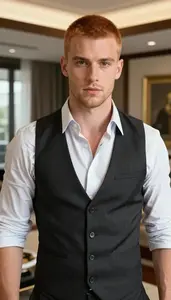 Pinstripe Shirt Glamour