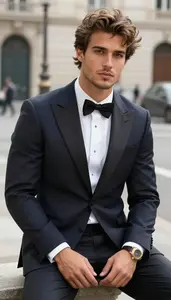 Slim Fit Tuxedo Portrait
