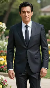 Stunning Man In Luxury Suit