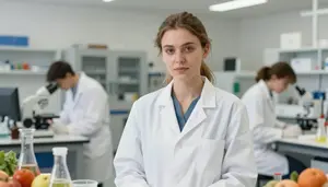 Female Agricultural And Food Scientists Portrait Stock Photo