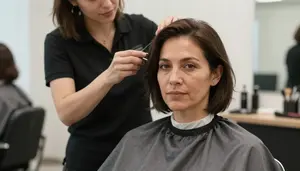 Female Barbers Hairstylists And Cosmetologists Stock Photo