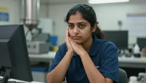 Female Boring Mill Operator For Metal Professional Stock Photo