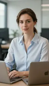 Female Corporate Recruiter Stock Photo