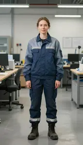 Female Land Reclamation Specialist Stock Photo