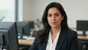 Female Law Secretary Stock Photo