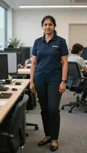 Female Material Expediter Portrait Stock Photo