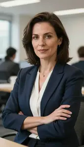 Female Old Testament Professor Portrait Stock Photo
