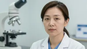 Female Oral Pathologist Portrait Stock Photo