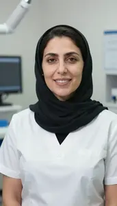 Female Orthodontic Technician Portrait Stock Photo