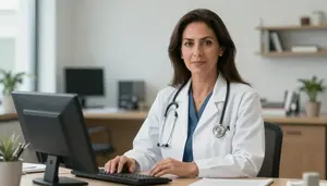 Female Pediatrist Stock Photo