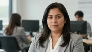Female Steel Tier Professional Stock Image