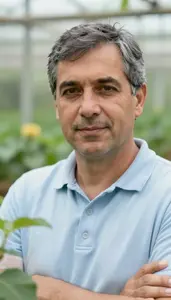 Male Agronomist Portrait Stock Photo