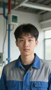 Male Heating And Cooling Systems Engineer Portrait Stock Photo