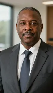 Male Law Secretary Portrait Stock Photo