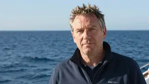 Male Oceanographer Portrait Stock Photo