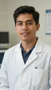 Male Oral Pathologist Portrait Stock Photo