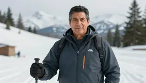Male Ski Coach Professional Stock Image
