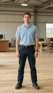 Male Timber Management Specialist Stock Photo