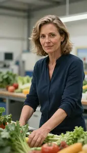 Female Agricultural Production Engineer Professional Stock Photo