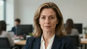 Female Alumni Secretary Portrait Stock Photo