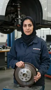 Female Automotive Brake Adjuster Stock Photo
