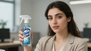 Female Beer Coil Cleaner Stock Photo