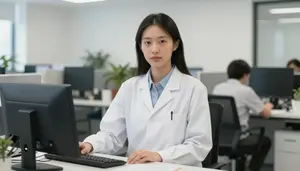Female Biostatistician Professional Stock Photo