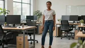 Female Cork Insulator Helper Stock Photo