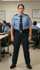 Female Correctional Sergeant Stock Photo