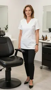 Female Cosmetologist Professional Stock Image