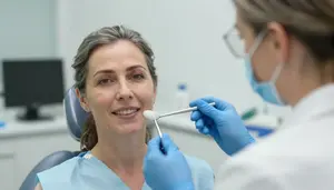 Female Dental Hygienists Professional Stock Image