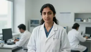 Female Doctor Of Veterinary Medicine Dvm Professional Stock Image