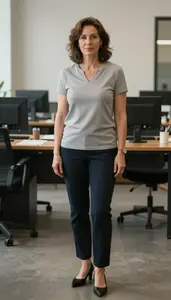 Female Historical Interpreter Professional Stock Image