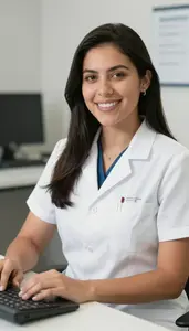 Female Pediatric Orthodontist Professional Stock Photo