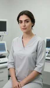 Female Plastic Surgeon Portrait Stock Photo
