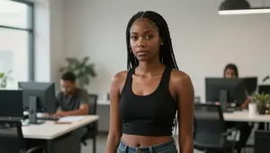 Female Rapper Stock Photo