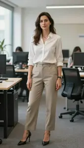 Female Spanish Literature Professor Portrait Stock Photo