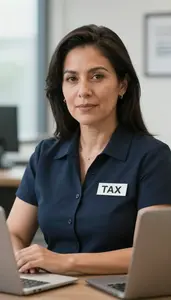 Female Tax Compliance Officer Portrait Stock Photo