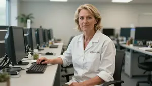 Female Wildlife Biologist Portrait Stock Photo