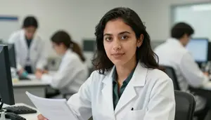 Female Zoologists And Wildlife Biologists Portrait Stock Photo