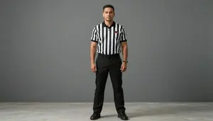 Male Appeals Referee Professional Stock Photo