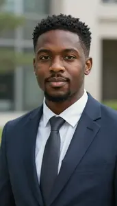 Male Associate Attorney Professional Stock Image